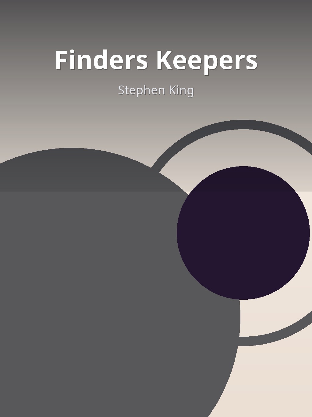 Finders Keepers by Stephen King book cover