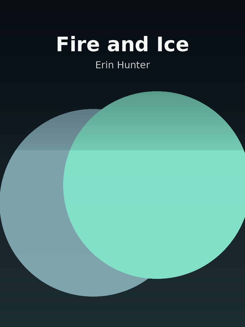 Fire and Ice by Erin Hunter book cover
