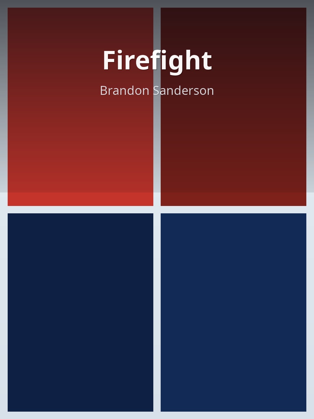 Firefight by Brandon Sanderson book cover