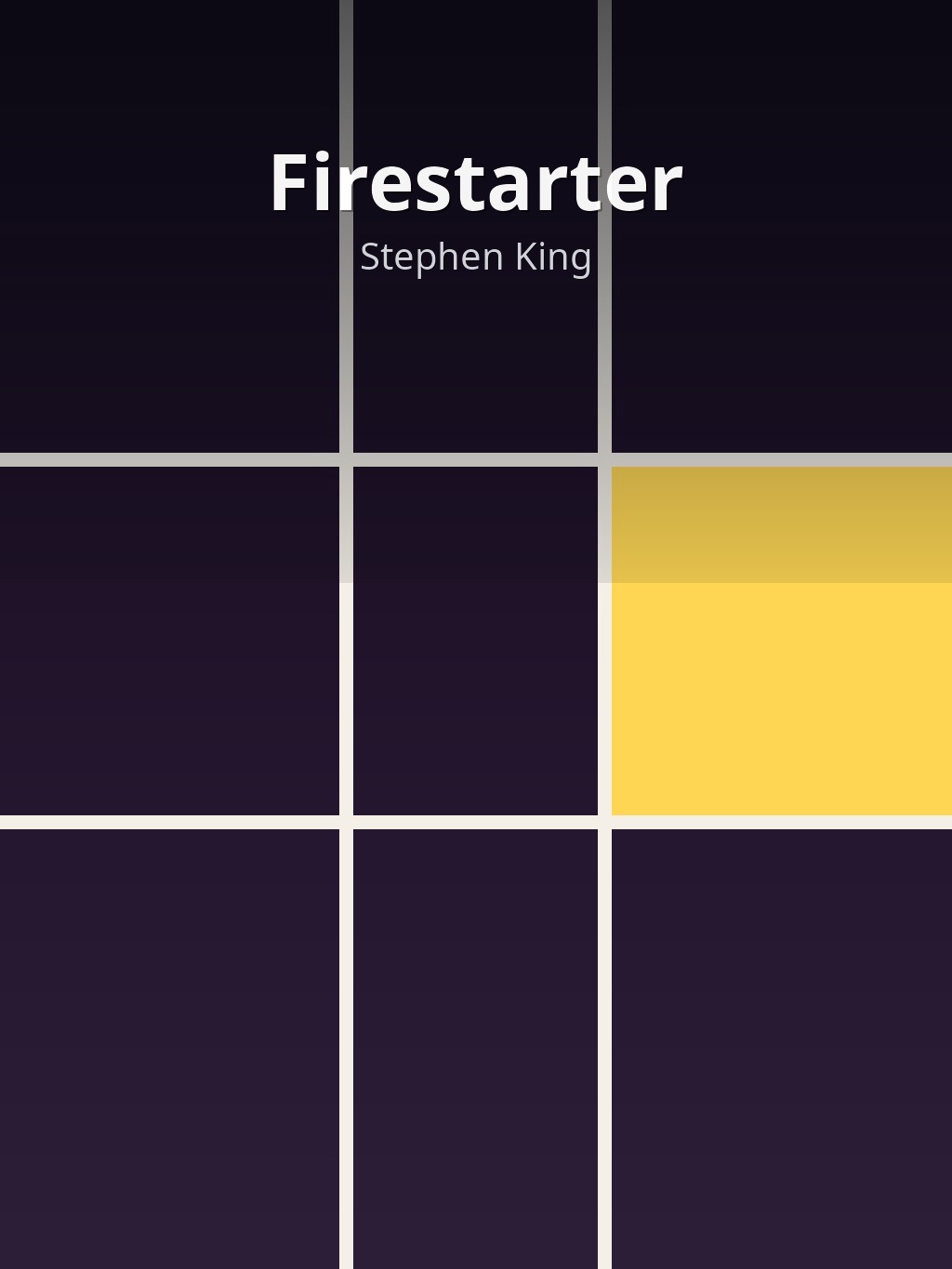 Firestarter by Stephen King book cover