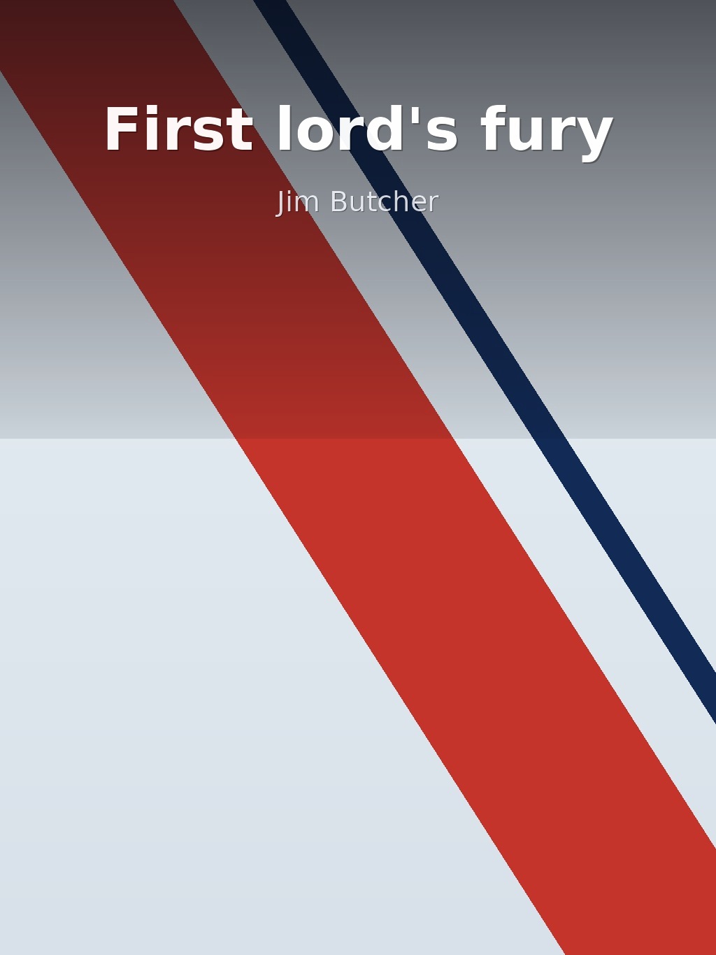 First lord's fury by Jim Butcher book cover