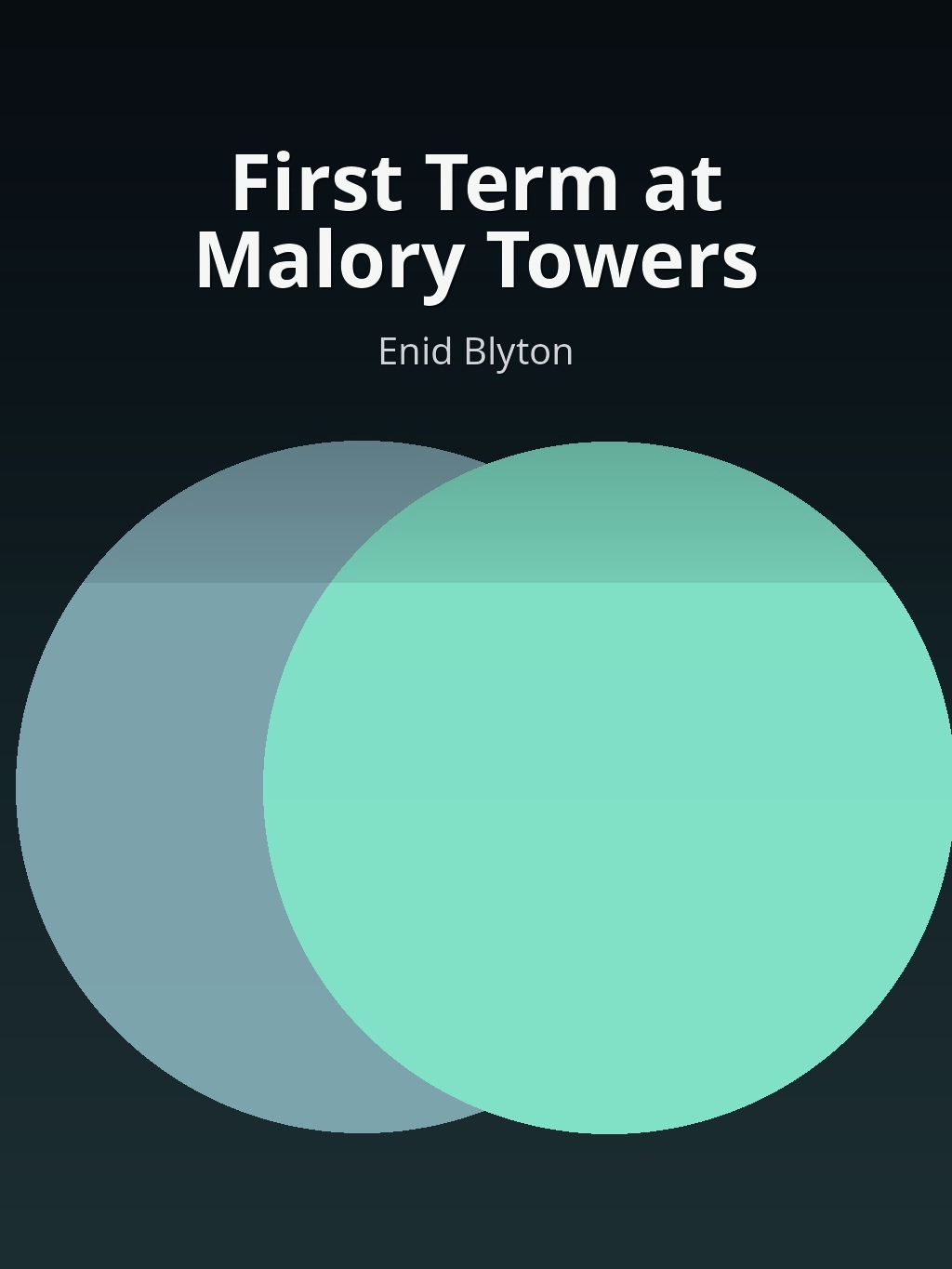 First Term at Malory Towers by Enid Blyton book cover