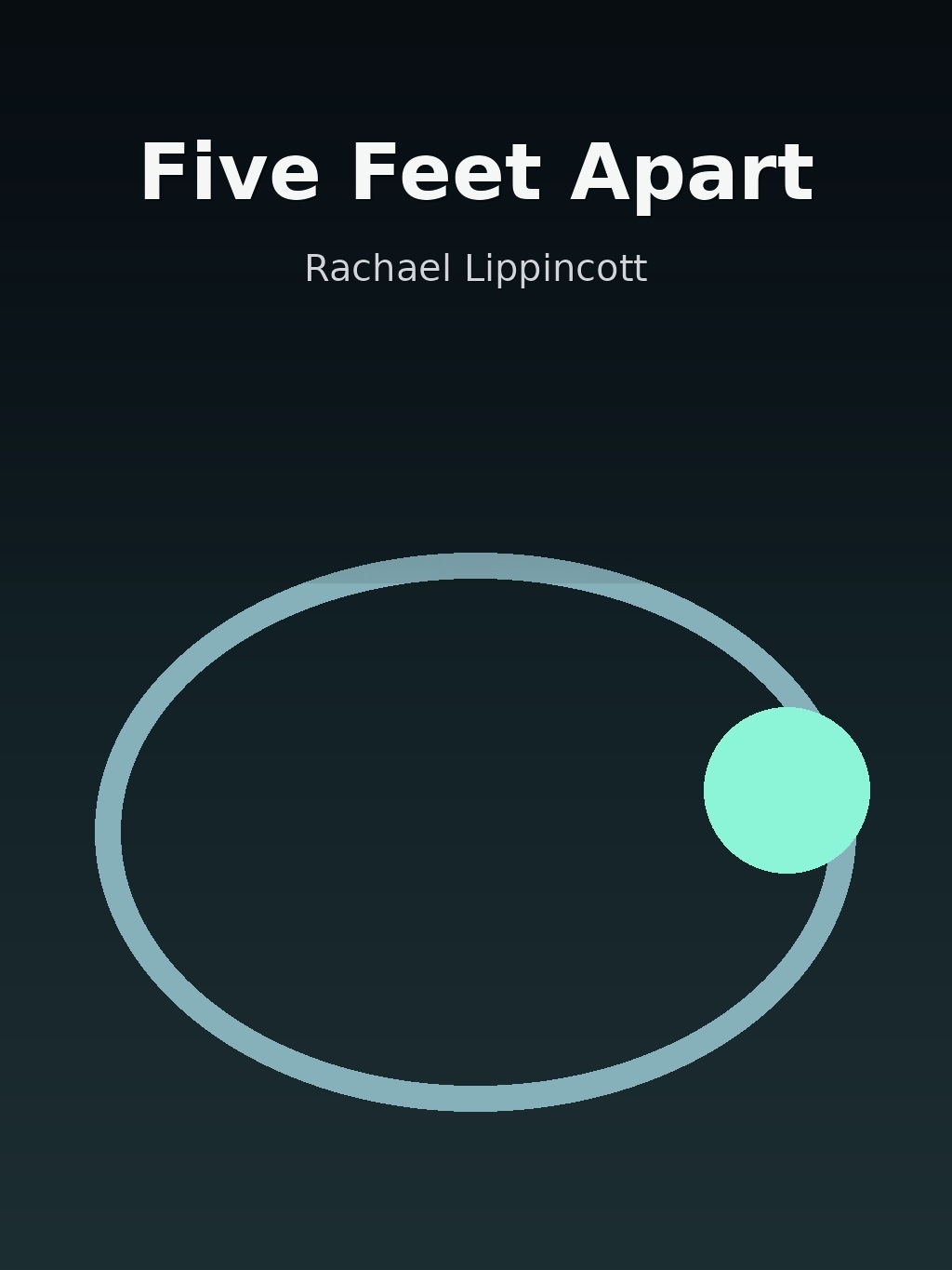 Five Feet Apart by Rachael Lippincott book cover