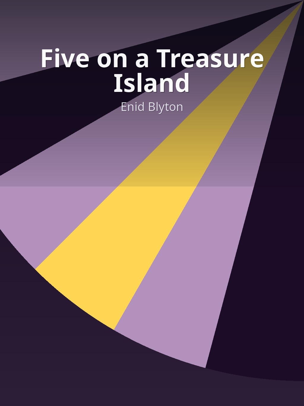 Five on a Treasure Island by Enid Blyton book cover