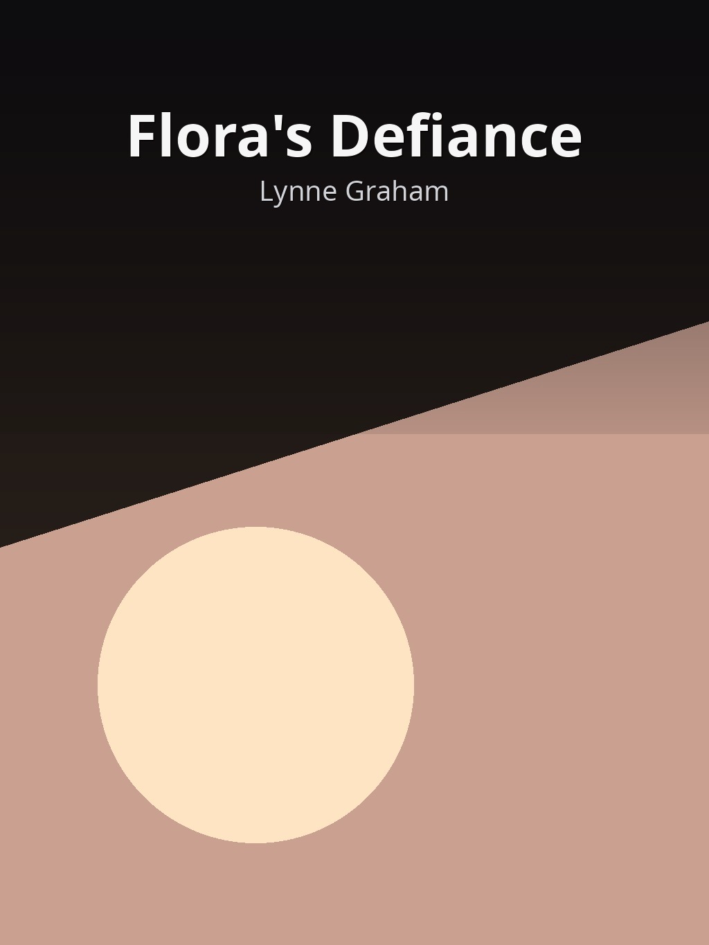 Flora's Defiance by Lynne Graham book cover