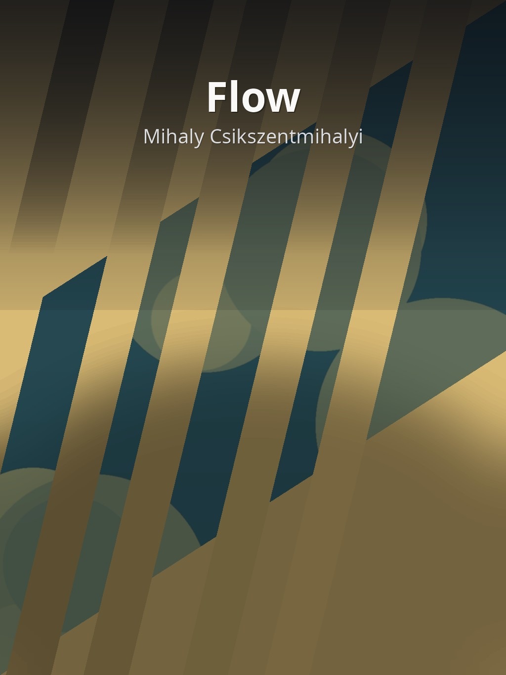Flow by Mihaly Csikszentmihalyi book cover