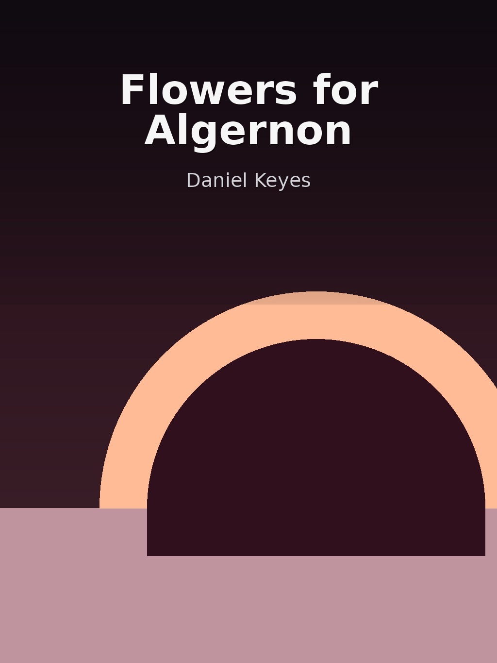 Flowers for Algernon by Daniel Keyes book cover