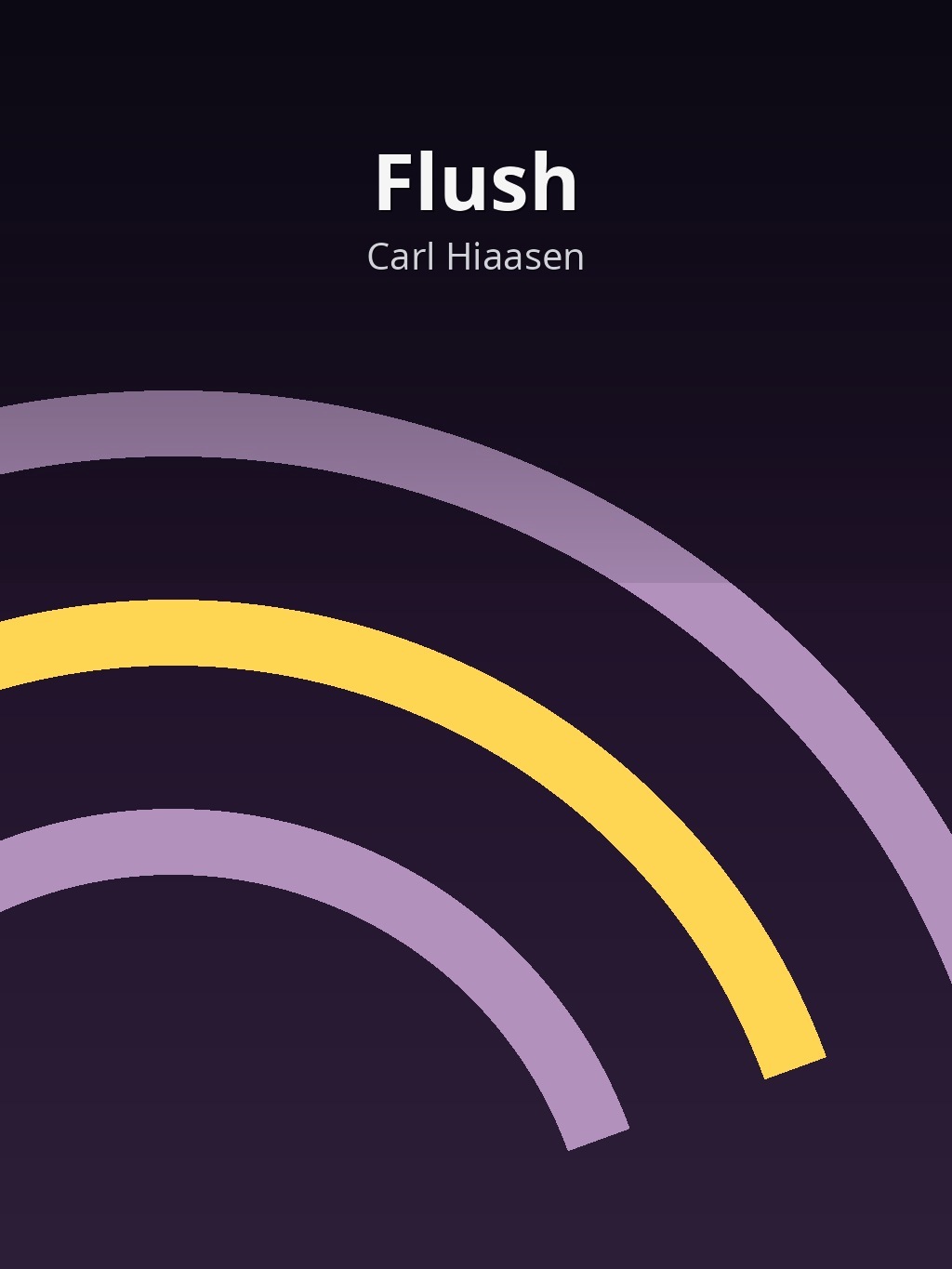 Flush by Carl Hiaasen book cover