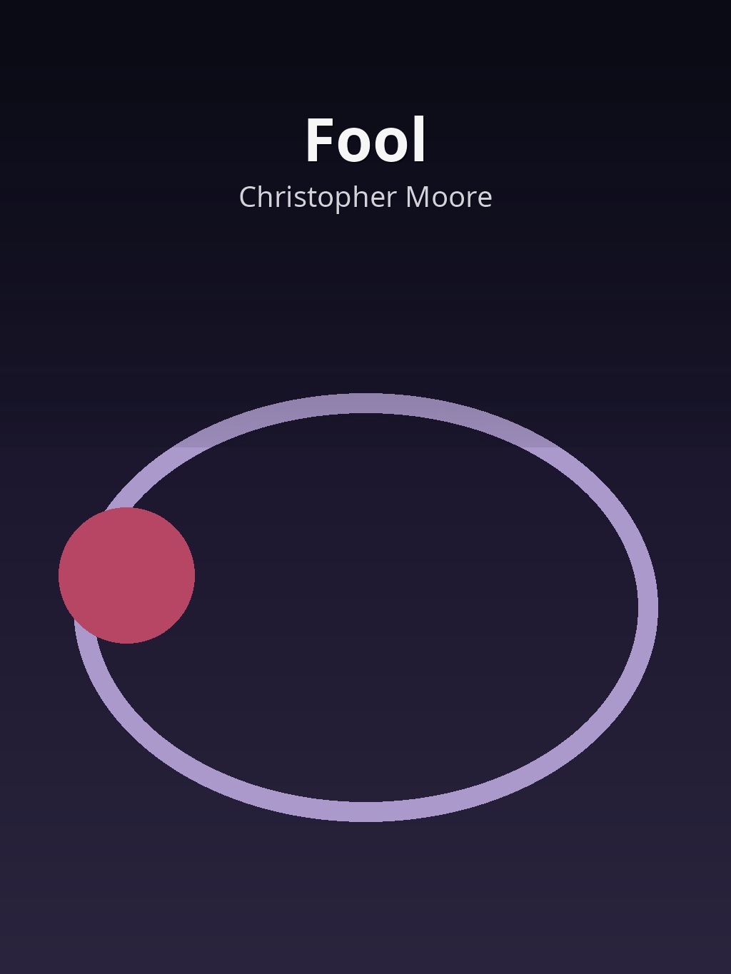 Fool by Christopher Moore book cover