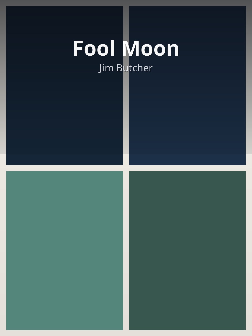 Fool Moon by Jim Butcher book cover