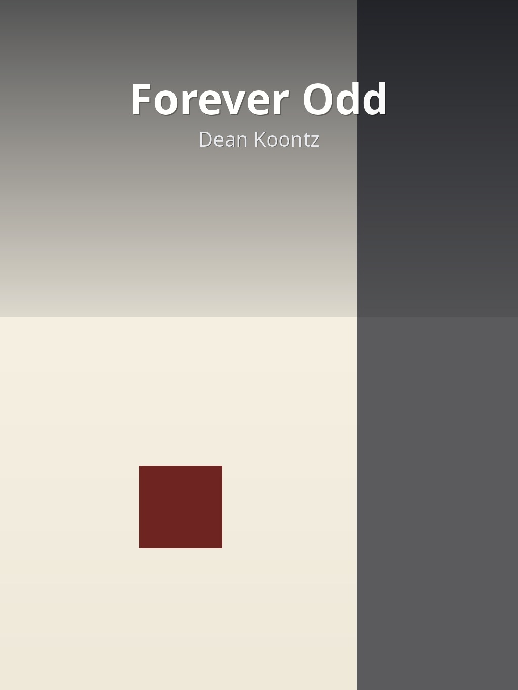 Forever Odd by Dean Koontz book cover