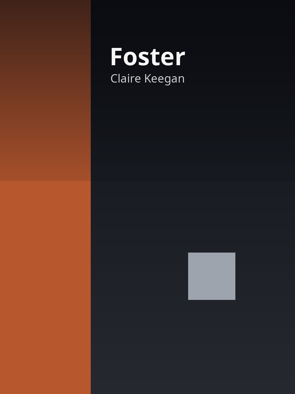 Foster by Claire Keegan book cover