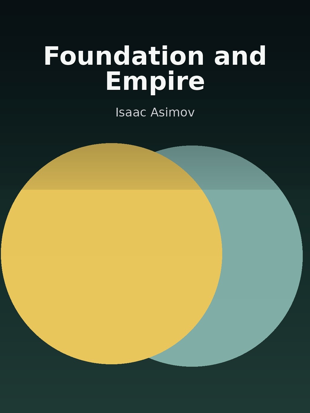 Foundation and Empire by Isaac Asimov book cover