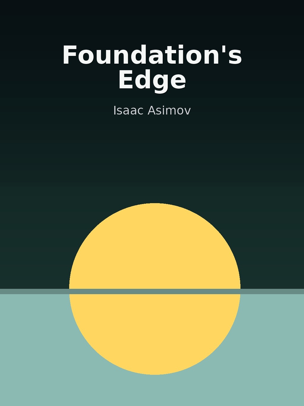 Foundation's Edge by Isaac Asimov book cover