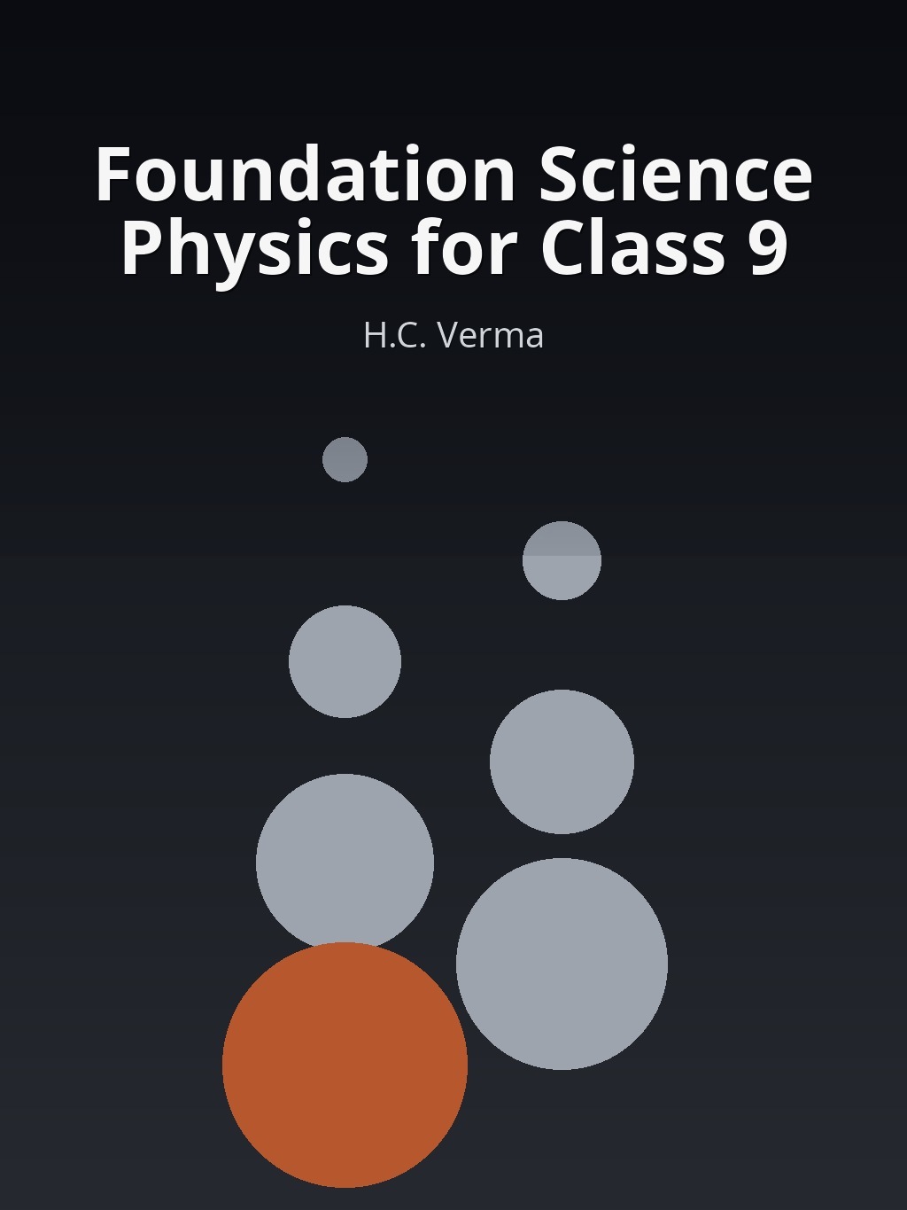 Foundation Science Physics for Class 9 by H.C. Verma book cover