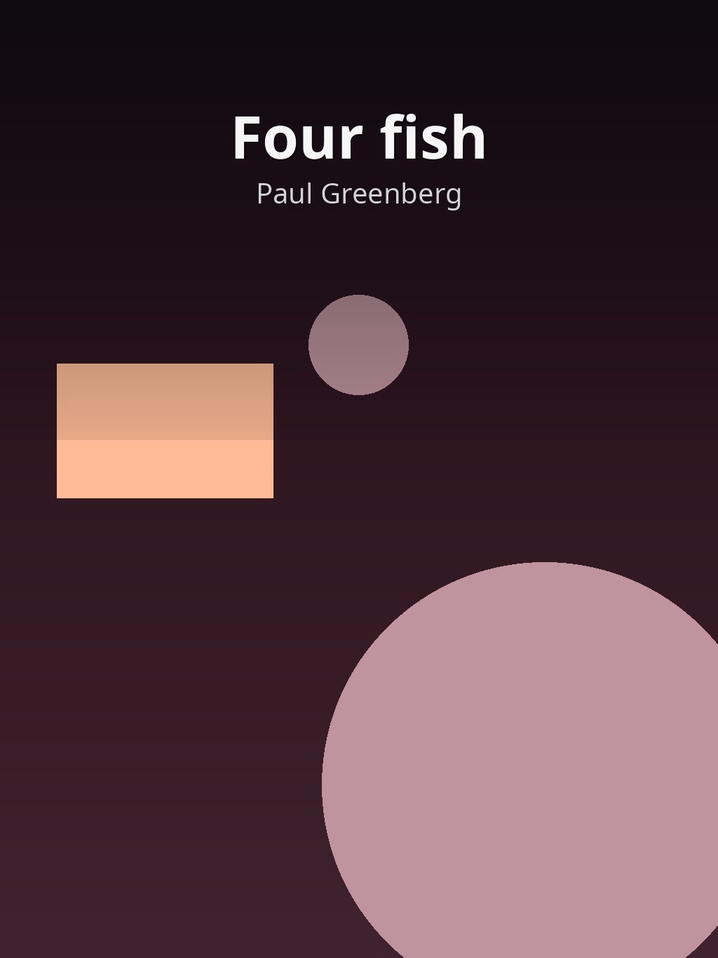Four fish by Paul Greenberg book cover