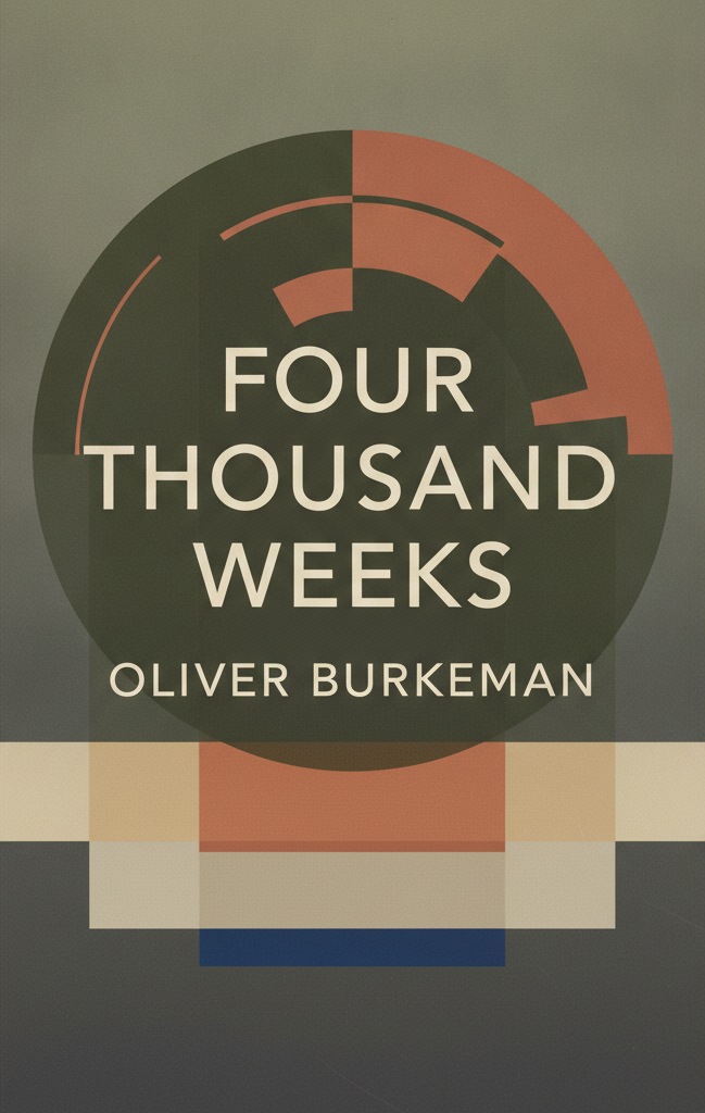 Four Thousand Weeks by Oliver Burkeman book cover