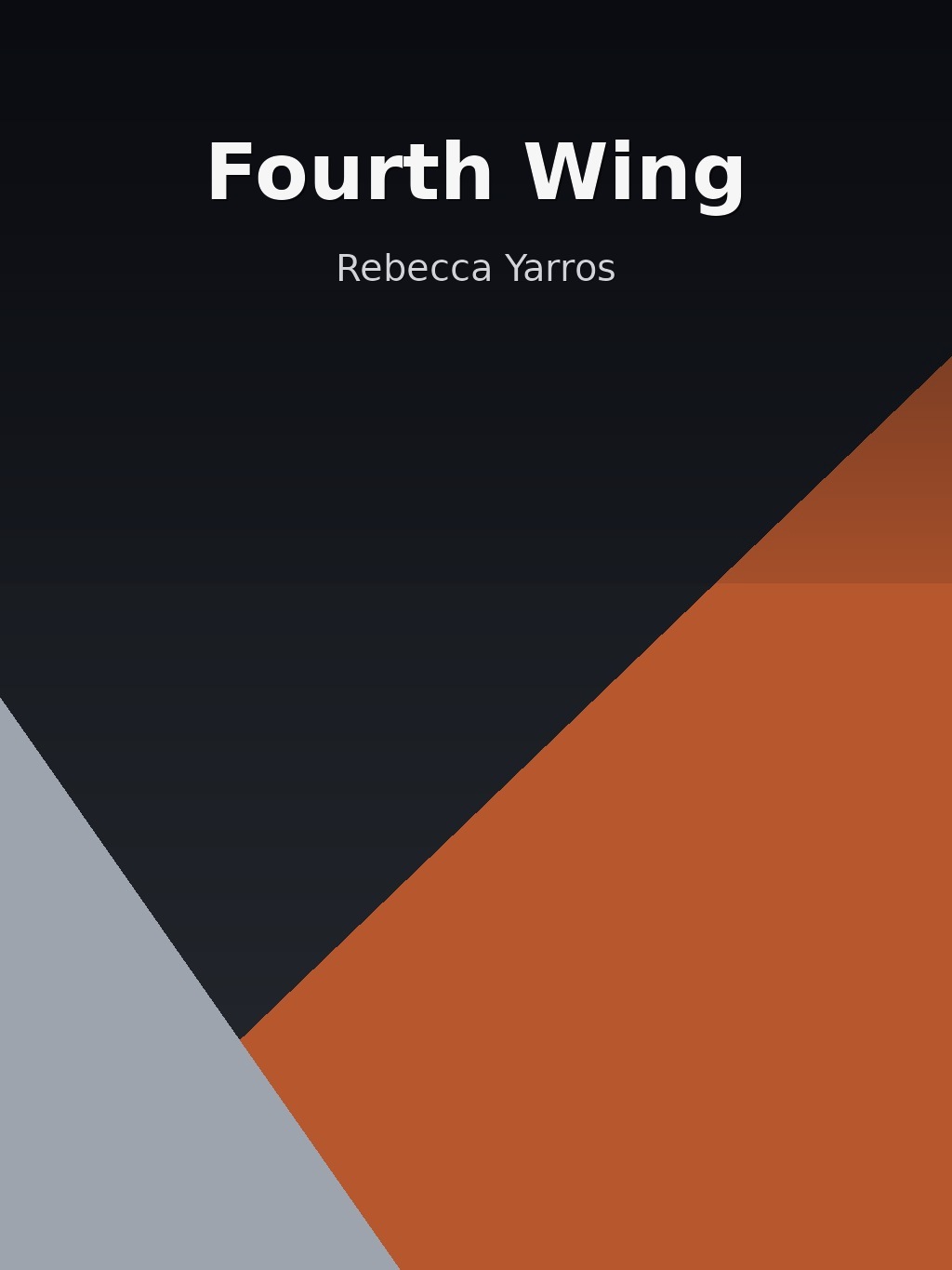 Fourth Wing by Rebecca Yarros book cover