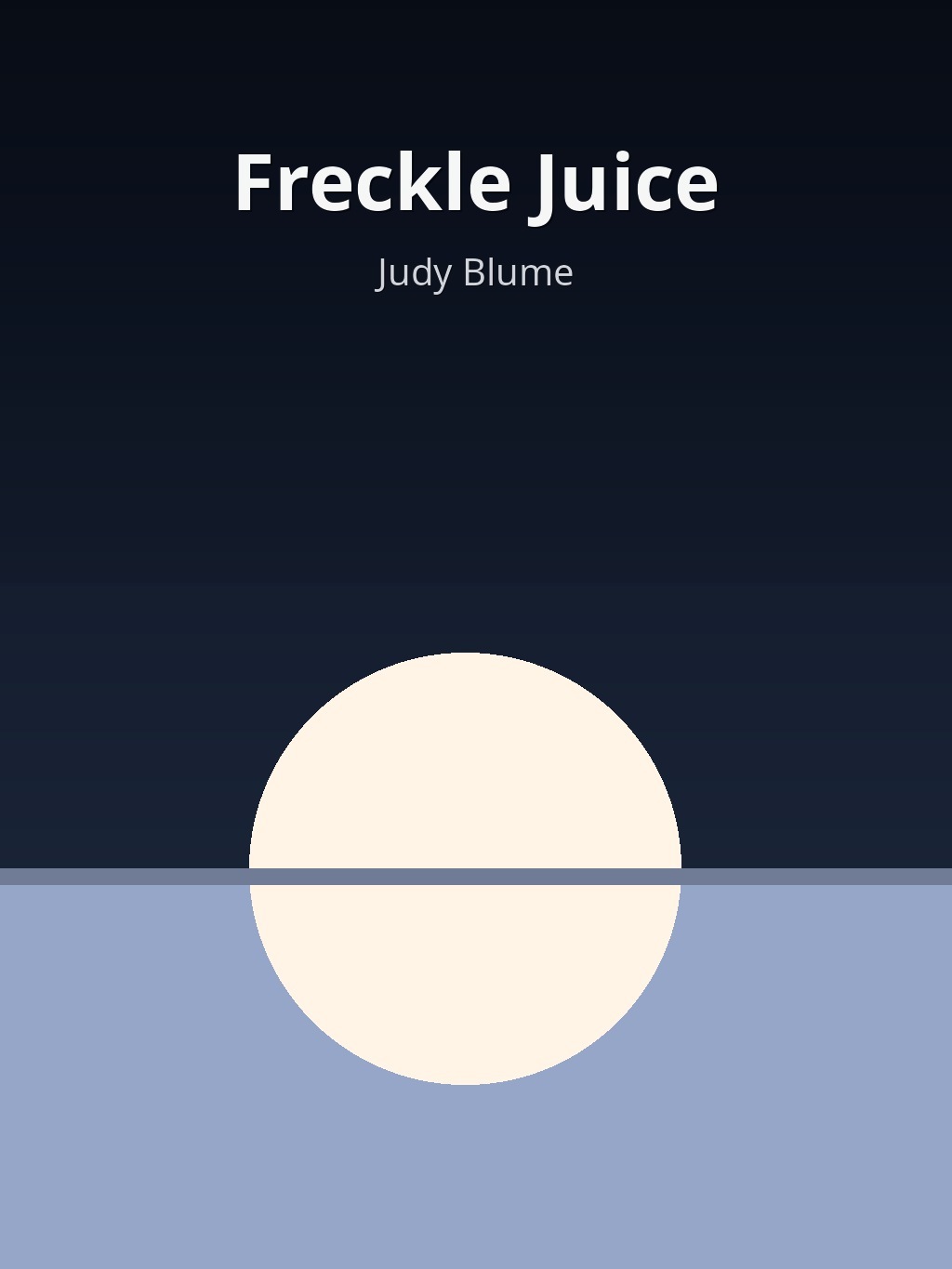 Freckle Juice by Judy Blume book cover
