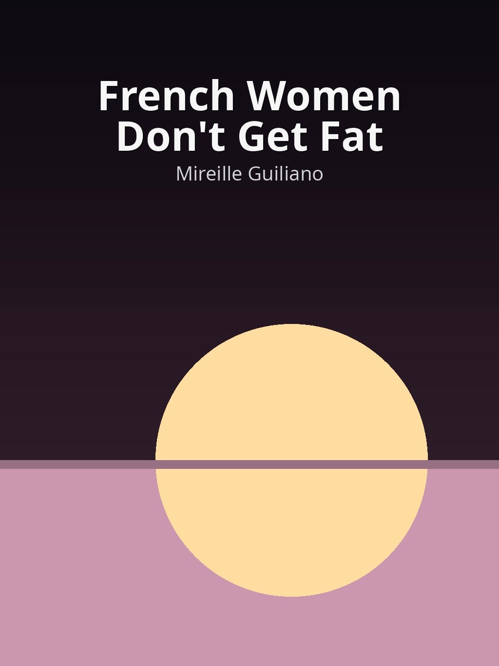 French Women Don't Get Fat by Mireille Guiliano book cover