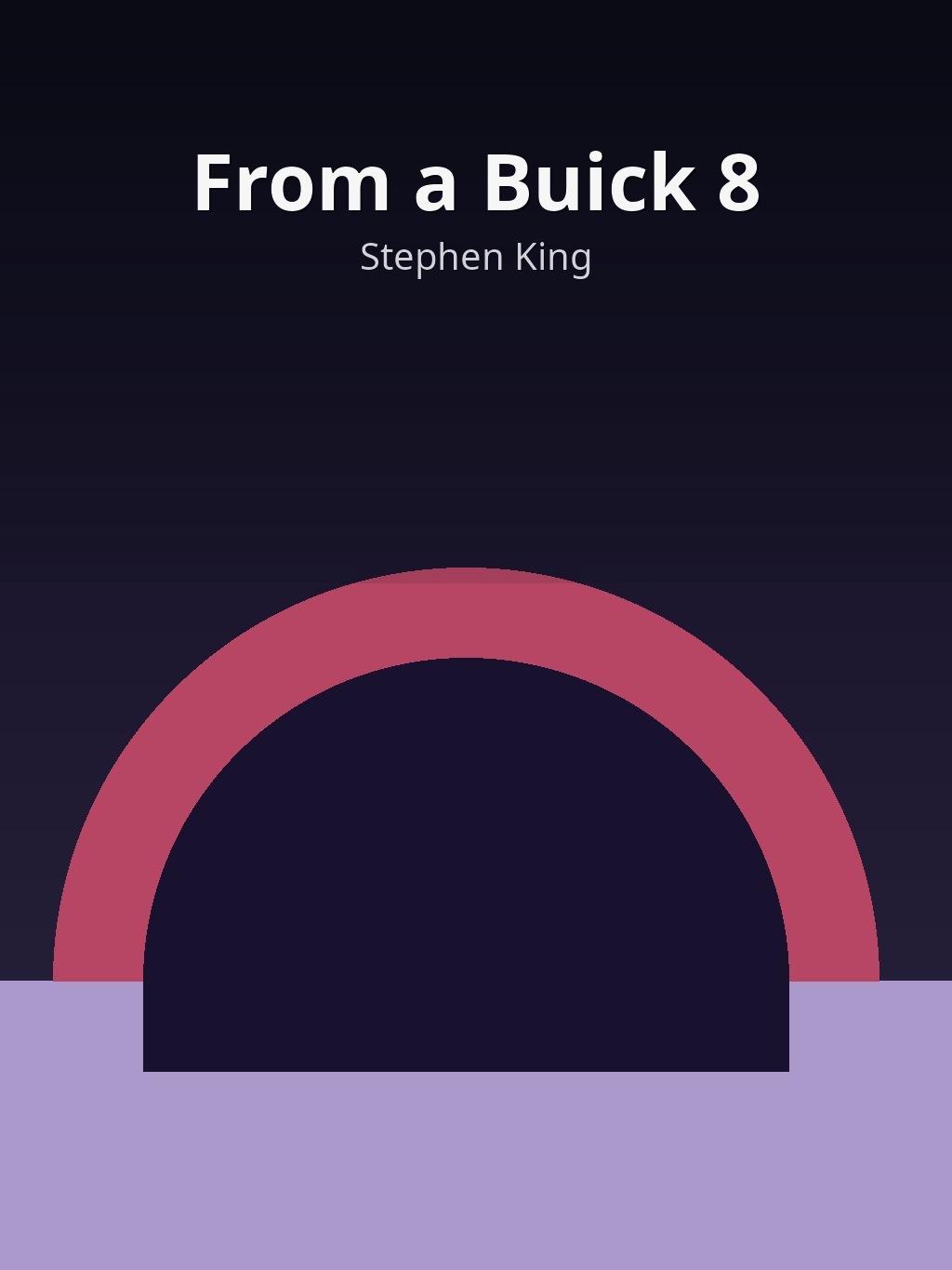 From a Buick 8 by Stephen King book cover