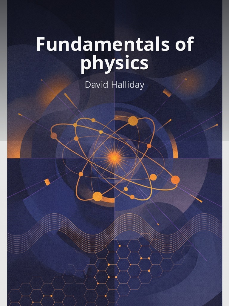 Fundamentals of physics by David Halliday book cover