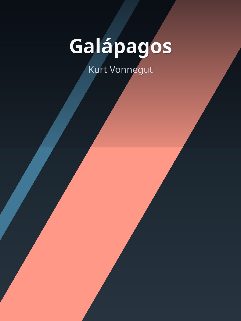Galápagos by Kurt Vonnegut book cover