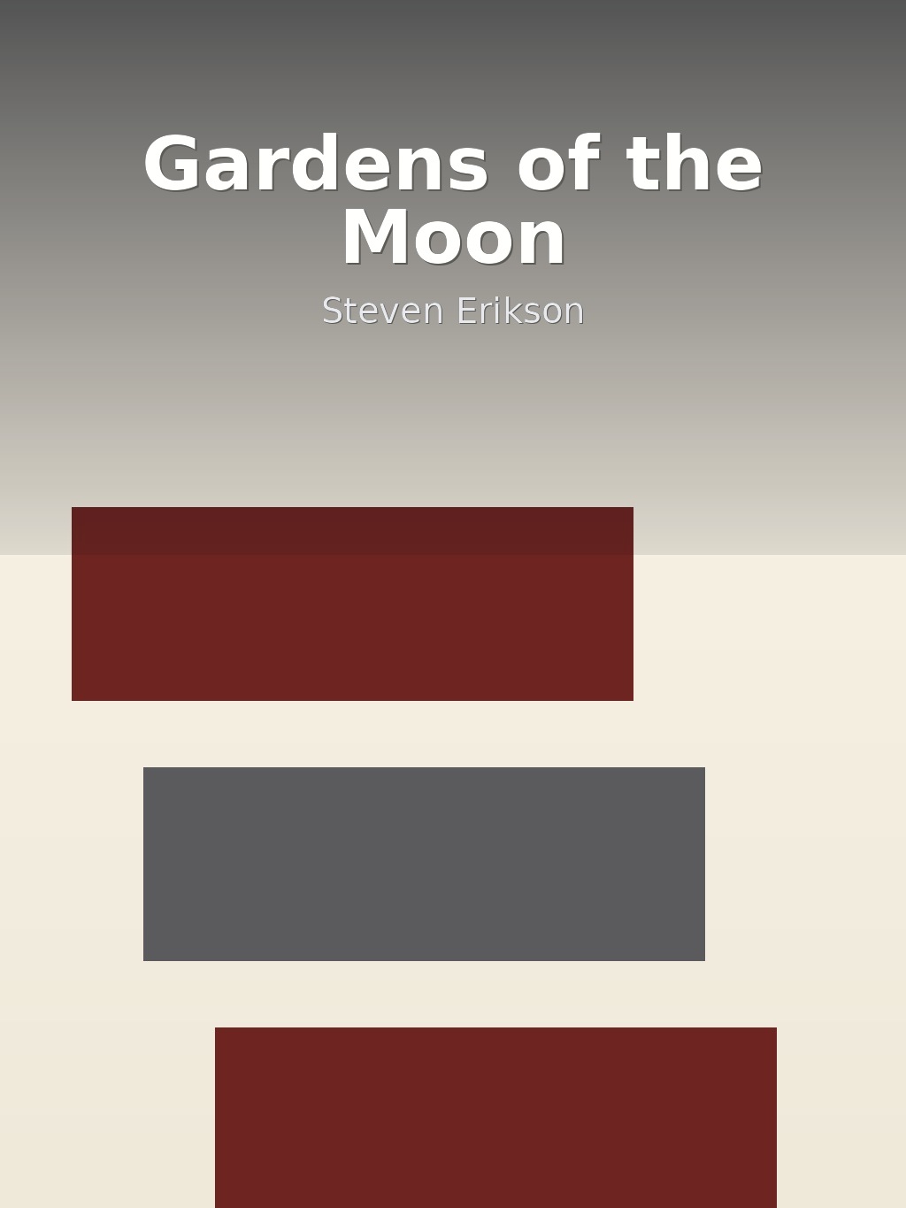 Gardens of the Moon by Steven Erikson book cover