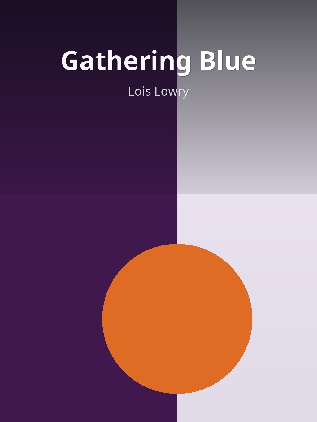 Gathering Blue by Lois Lowry book cover