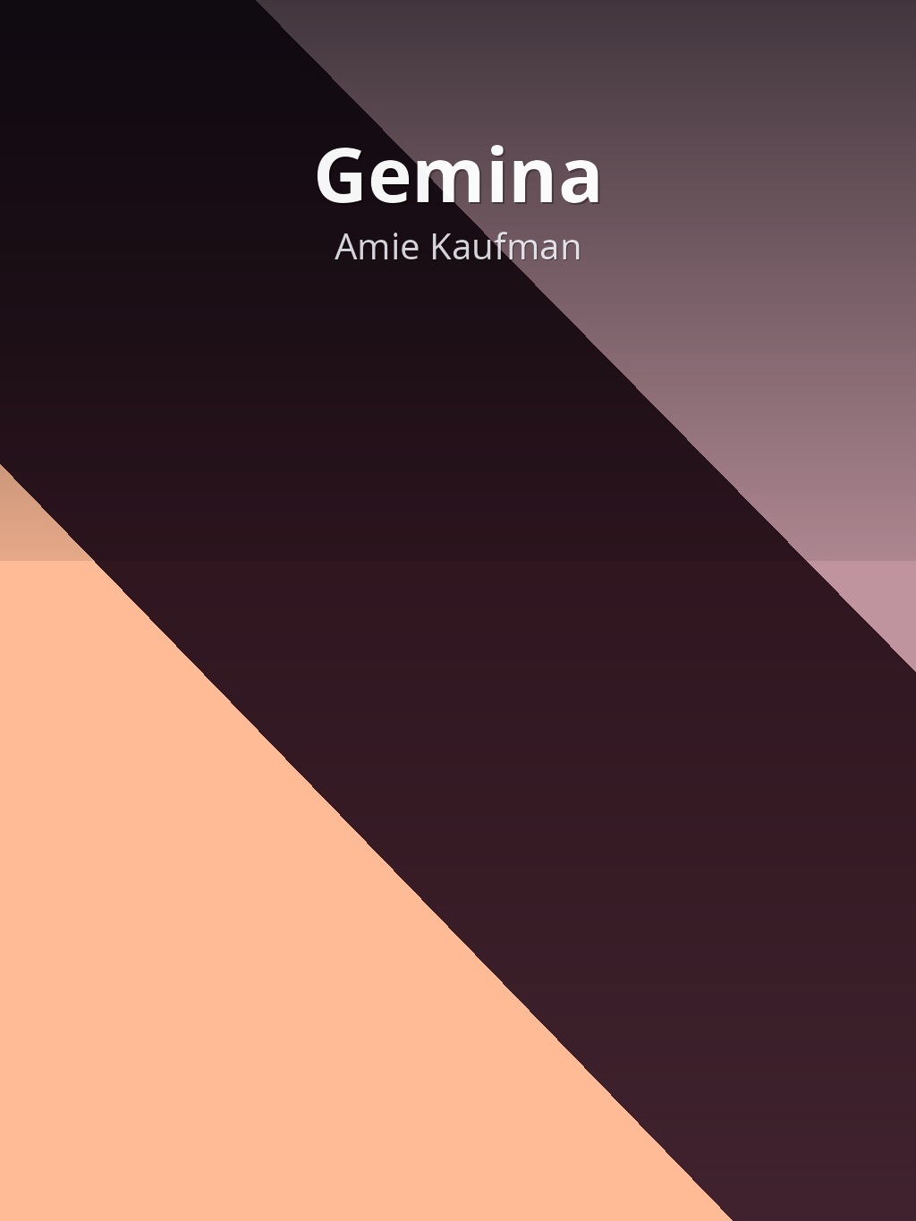 Gemina by Amie Kaufman book cover