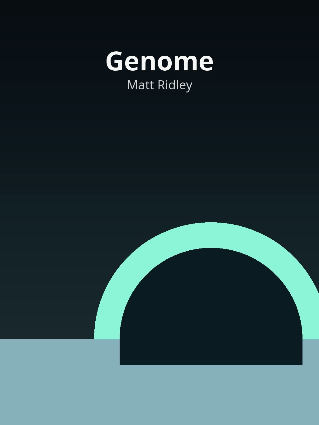 Genome by Matt Ridley book cover