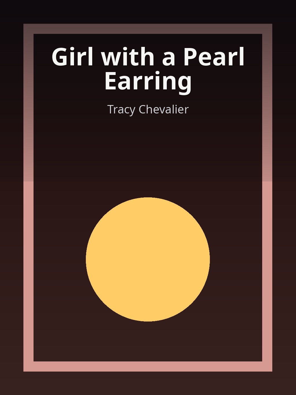 Girl with a Pearl Earring by Tracy Chevalier book cover