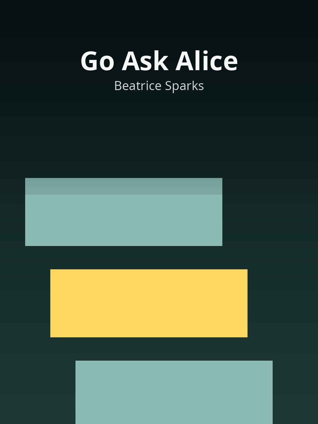 Go Ask Alice by Beatrice Sparks book cover