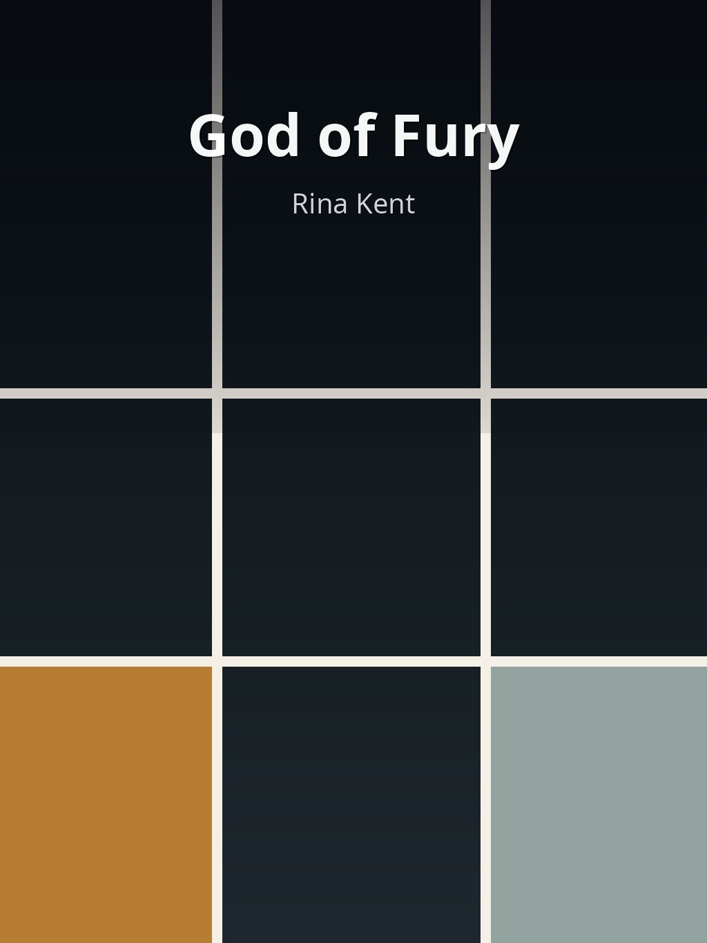 God of Fury by Rina Kent book cover