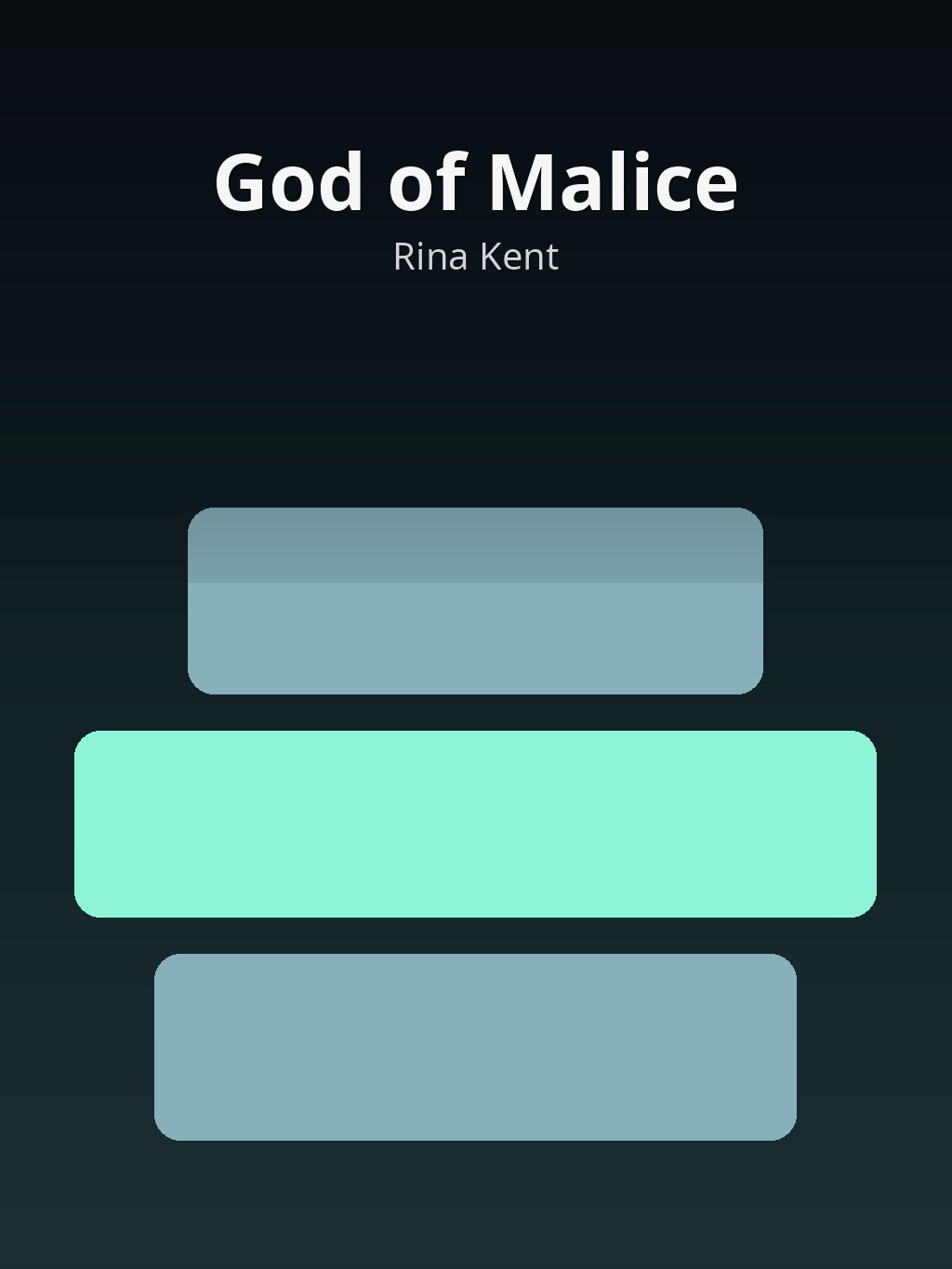 God of Malice by Rina Kent book cover