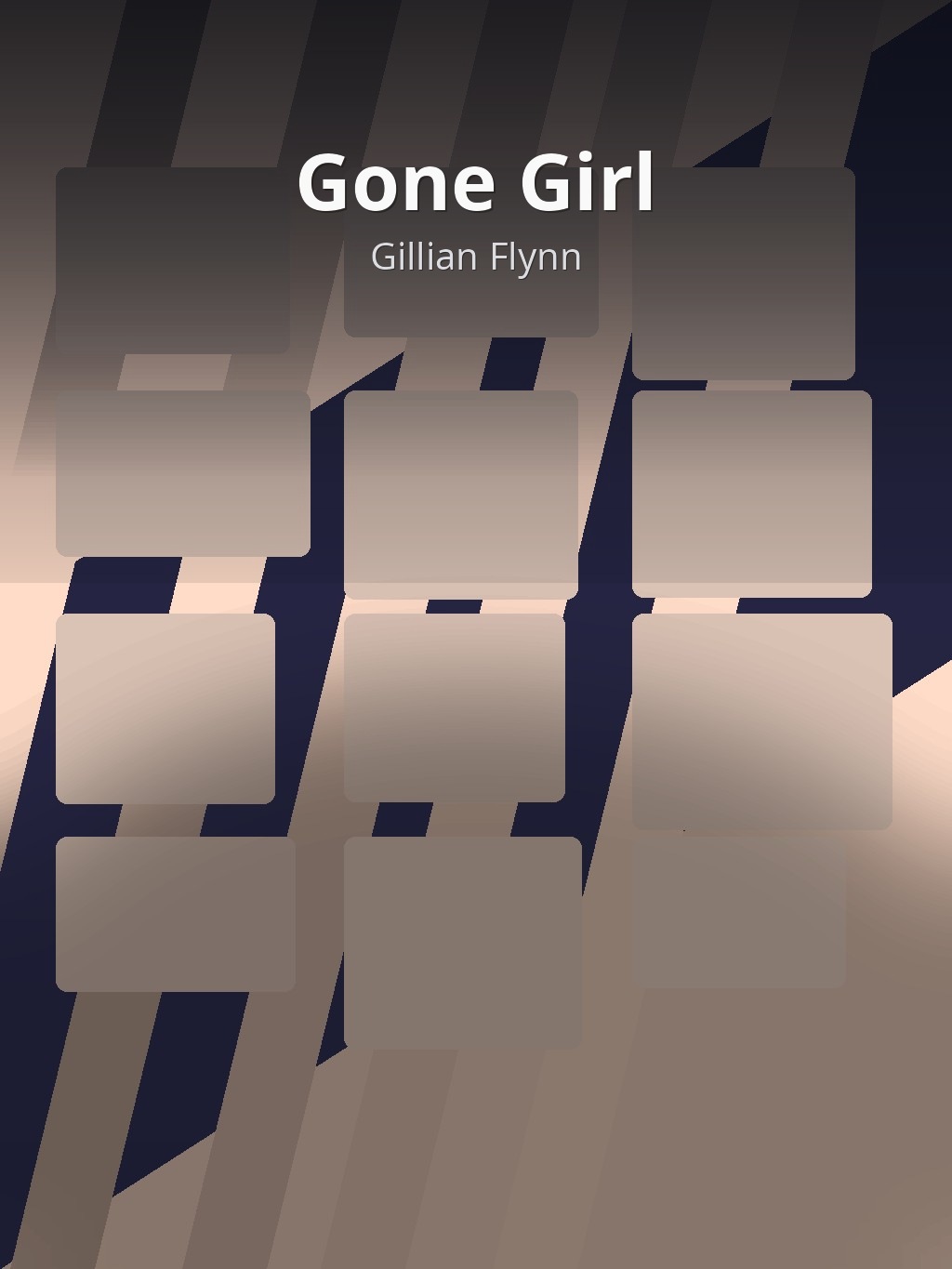 Gone Girl by Gillian Flynn book cover