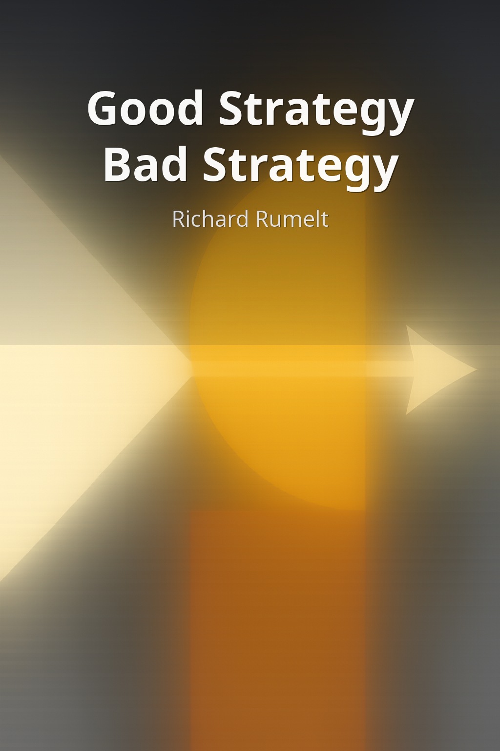 Good Strategy Bad Strategy by Richard Rumelt book cover