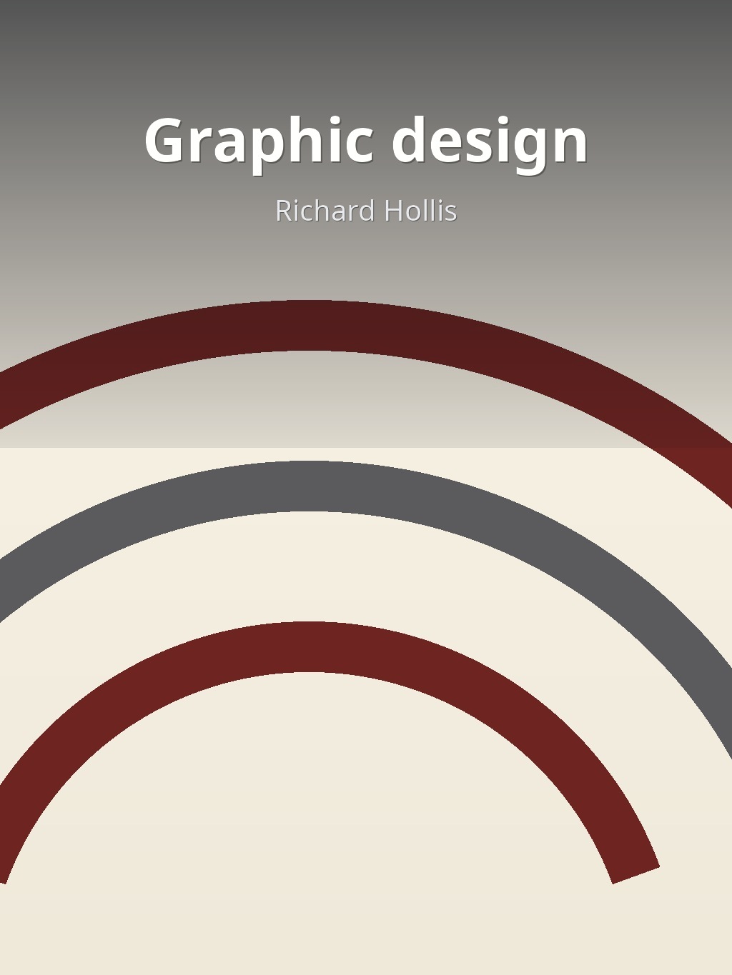 Graphic design by Richard Hollis book cover
