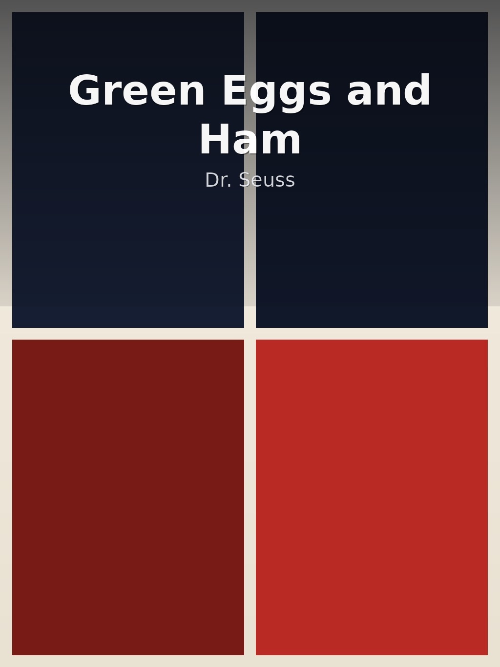 Green Eggs and Ham by Dr. Seuss book cover