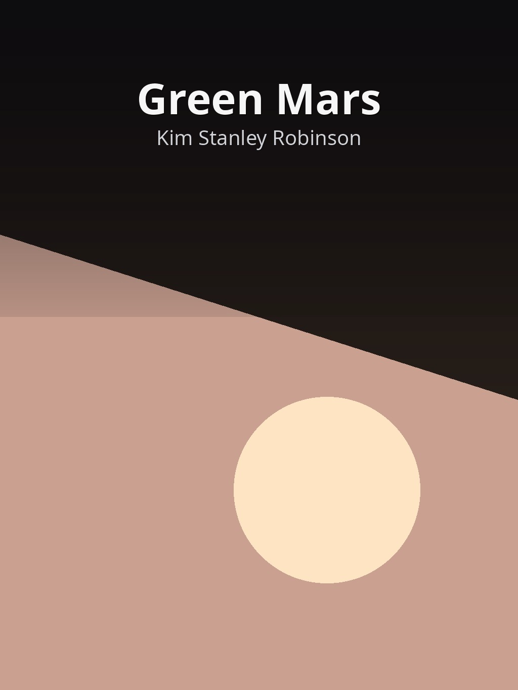 Green Mars by Kim Stanley Robinson book cover