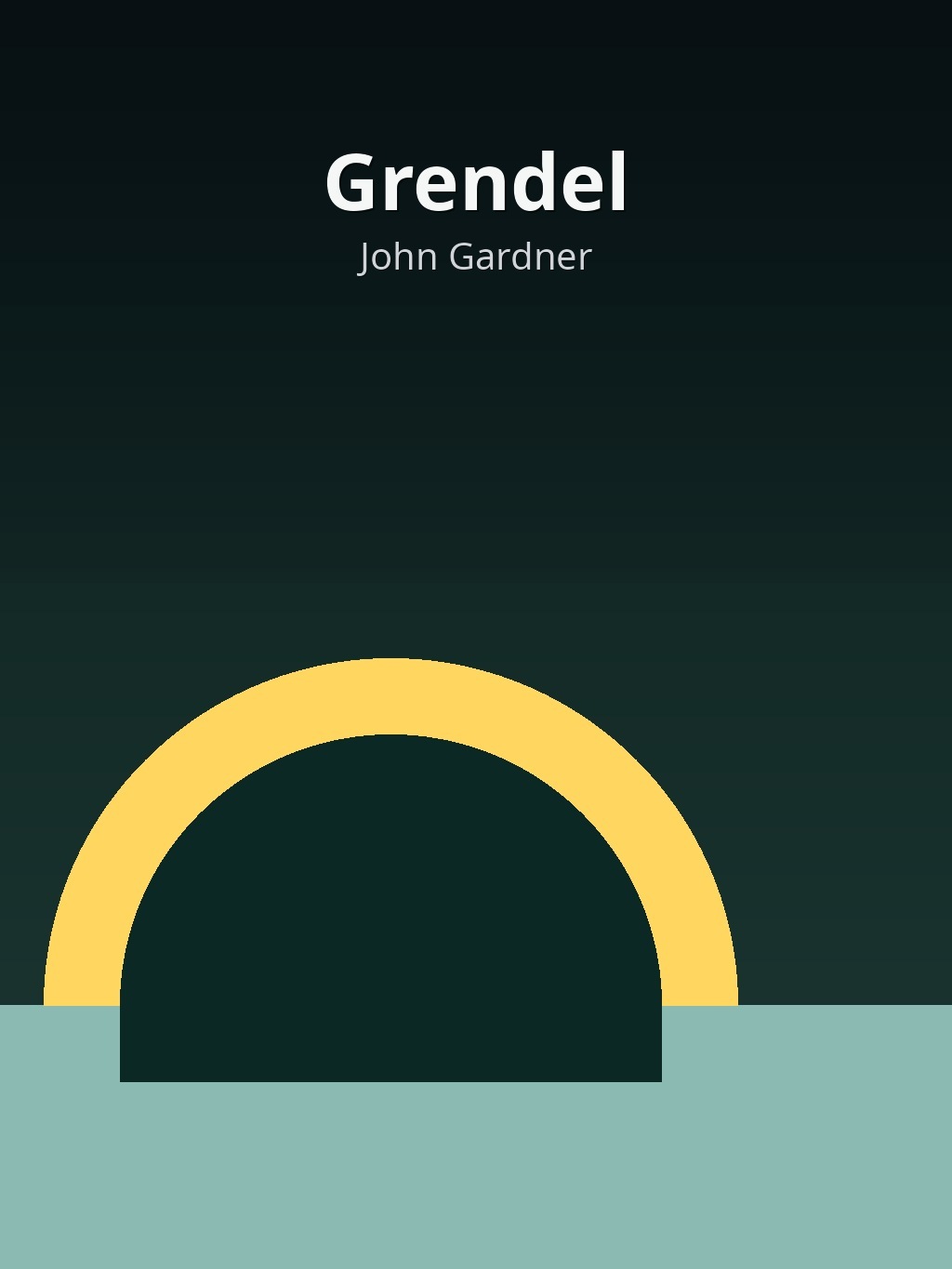 Grendel by John Gardner book cover