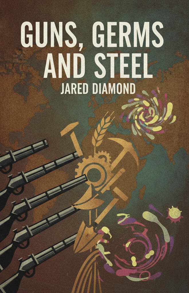 Guns, Germs, and Steel by Jared Diamond book cover