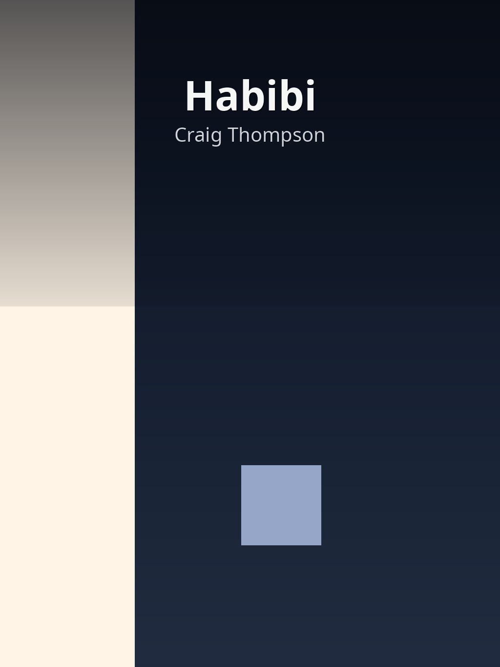 Habibi by Craig Thompson book cover