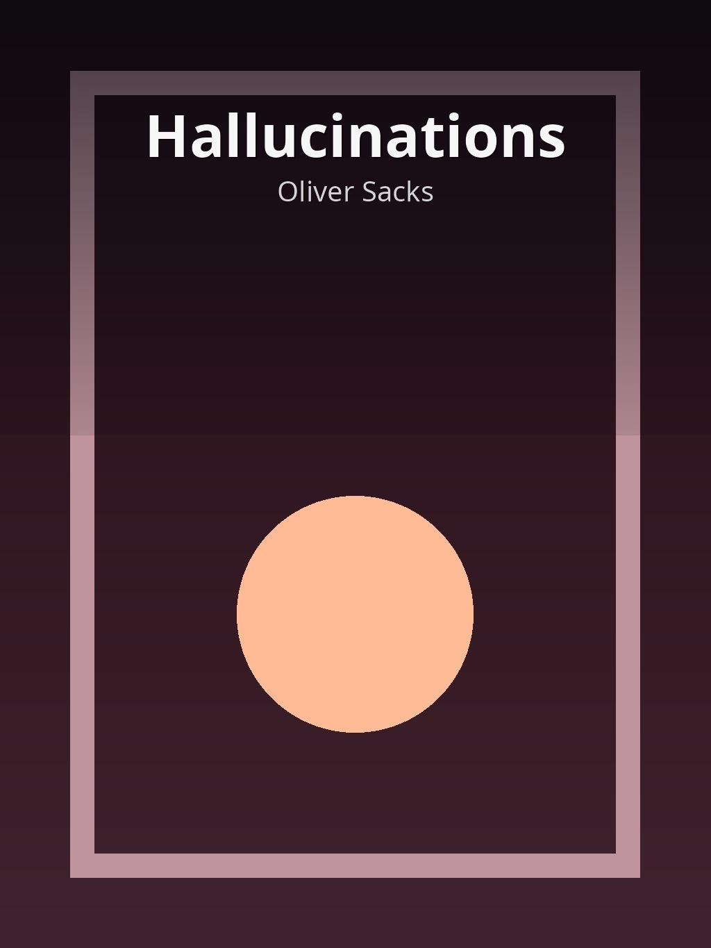 Hallucinations by Oliver Sacks book cover