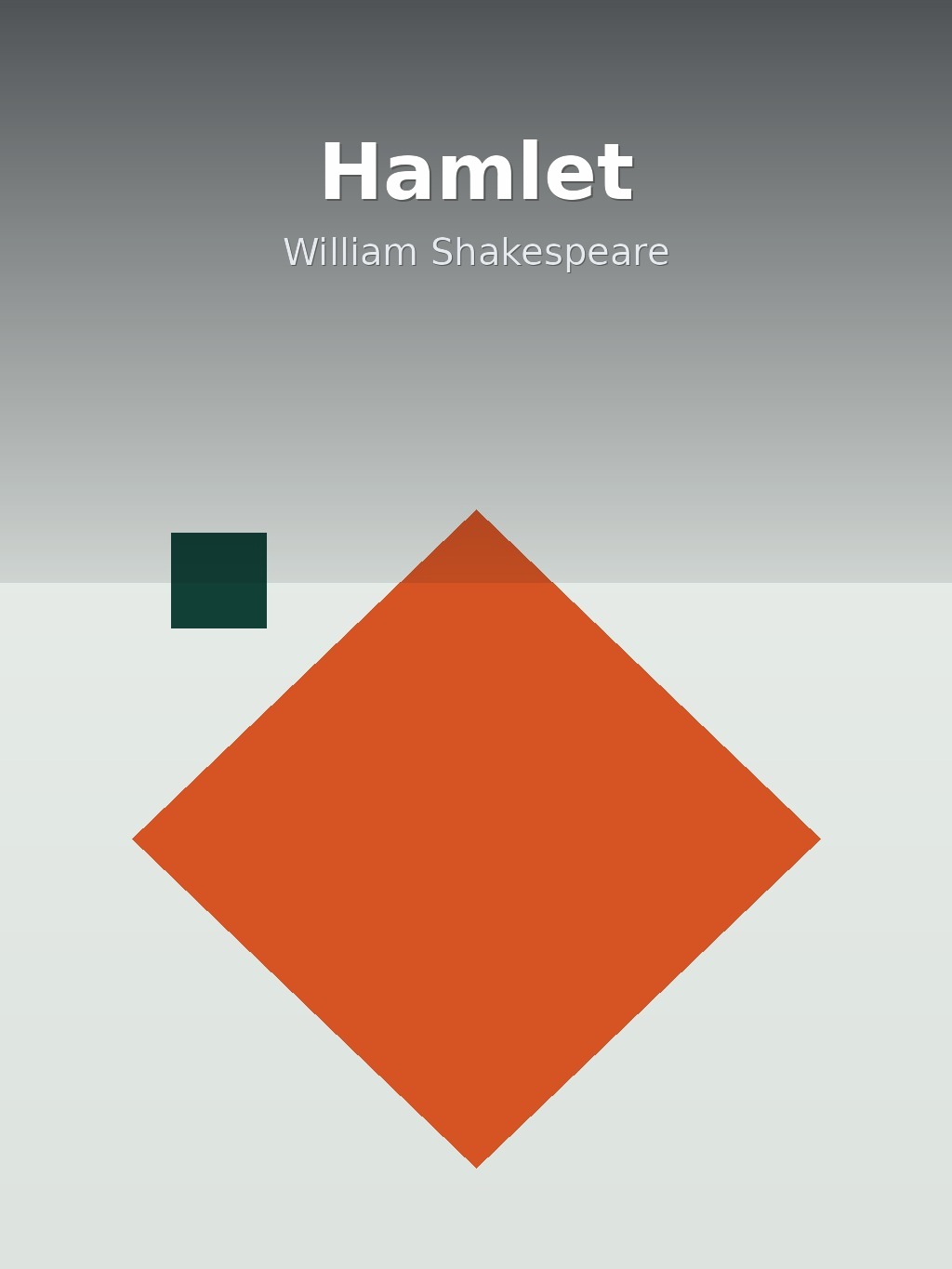 Hamlet by William Shakespeare book cover