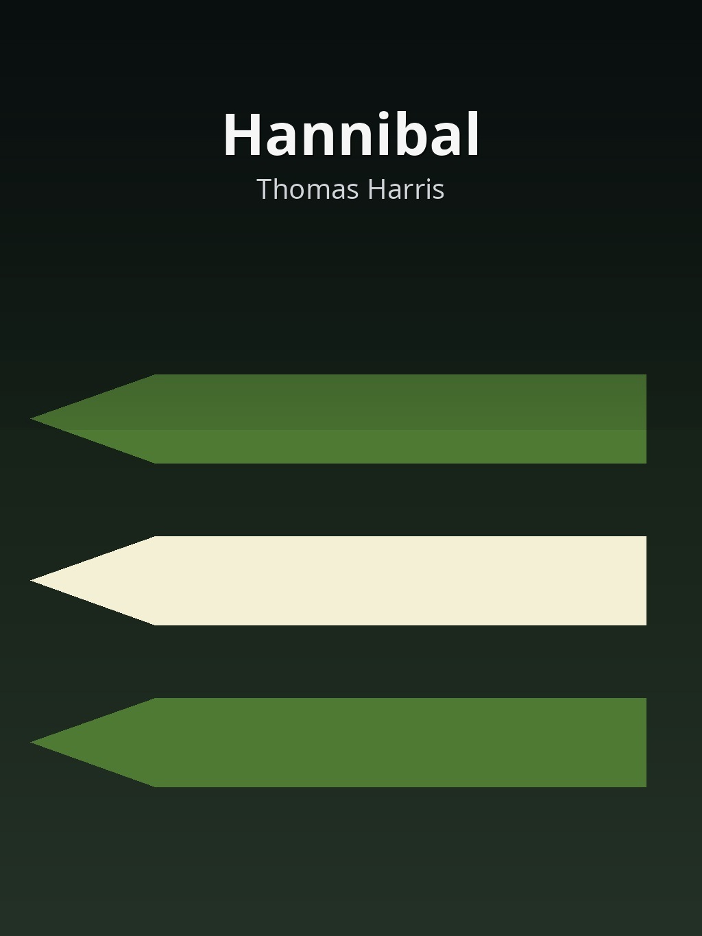 Hannibal by Thomas Harris book cover