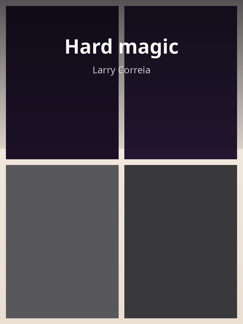 Hard magic by Larry Correia book cover