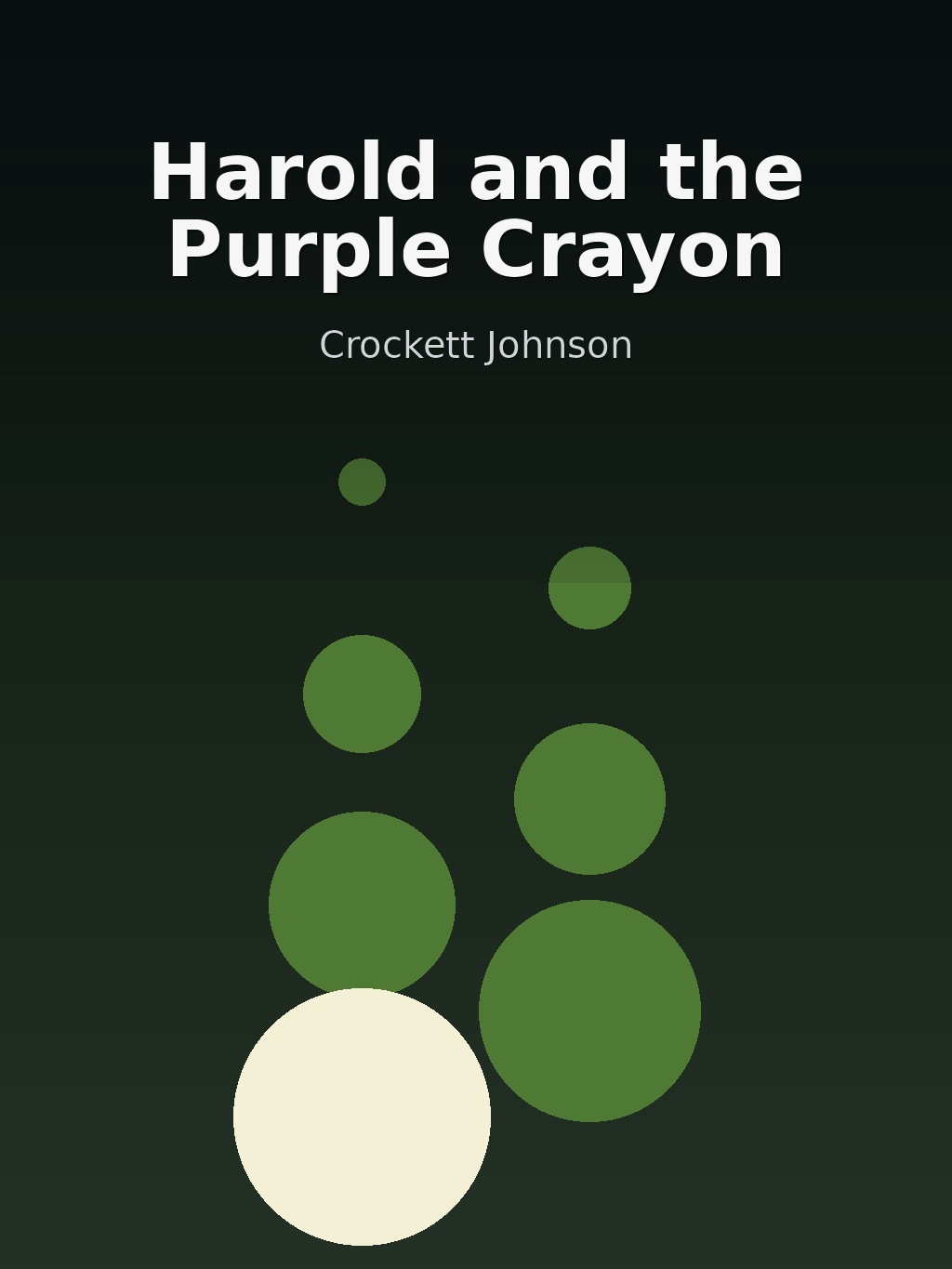 Harold and the Purple Crayon by Crockett Johnson book cover