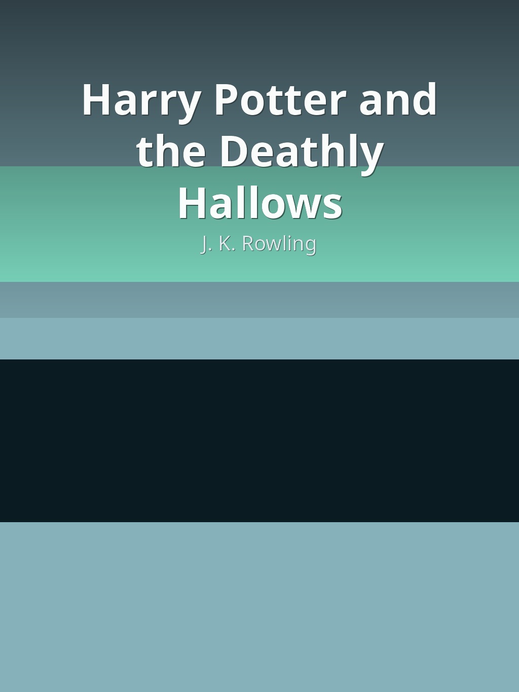 Harry Potter and the Deathly Hallows by J. K. Rowling book cover