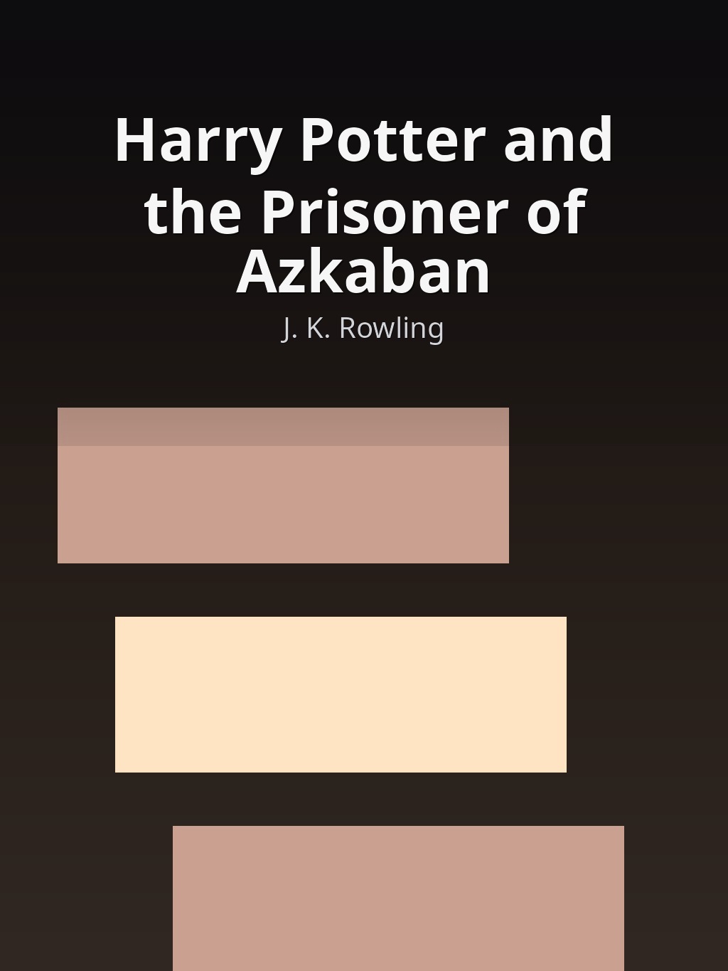 Harry Potter and the Prisoner of Azkaban by J. K. Rowling book cover